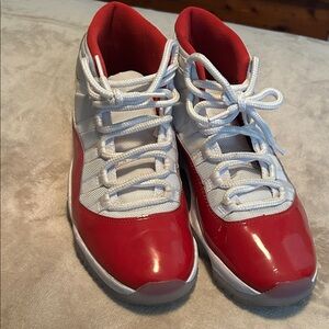 Jordan Red and White High-Tops